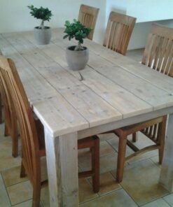 Alternative view of Steigerhout tafel Blok