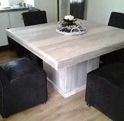 Steigerhout tafel vierkant