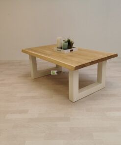 Eiken salontafel U-Poot