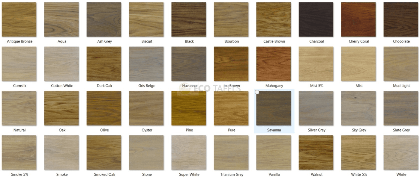 Rubio Monocoat kleuren