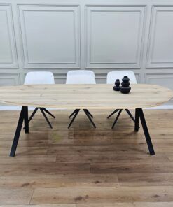 Eikenhout Organische tafel met Hoge kik poten