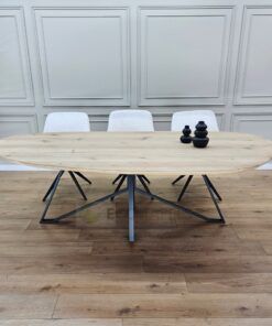 Eikenhout Organische tafel met Libelle onderstel