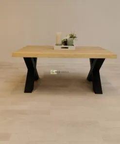 Alternative view of Eiken salontafel X-Poot