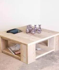 Steigerhout salontafel Blok
