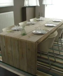 Steigerhout tafel U-Model