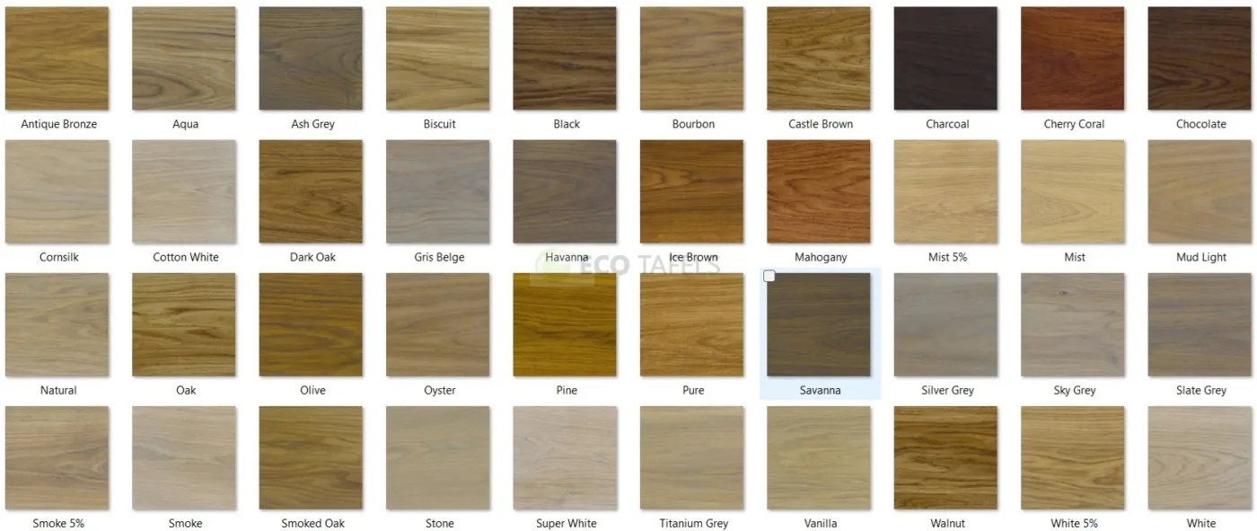Rubio Monocoat kleuren