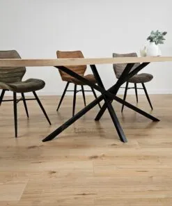 Alternative view of Eiken plat ovale tafel met Twist Poot K4