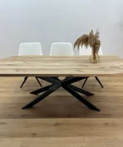 Alternative view of Eiken recht/rond tafel Spider-Onderstel