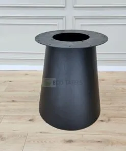Ronde stalen kegel onderstel