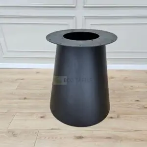 Ronde stalen kegel onderstel
