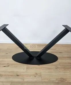 V-Poot met ovale plaat