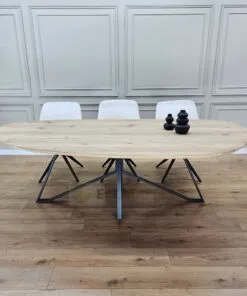 Eikenhout Organische tafel met Libelle onderstel