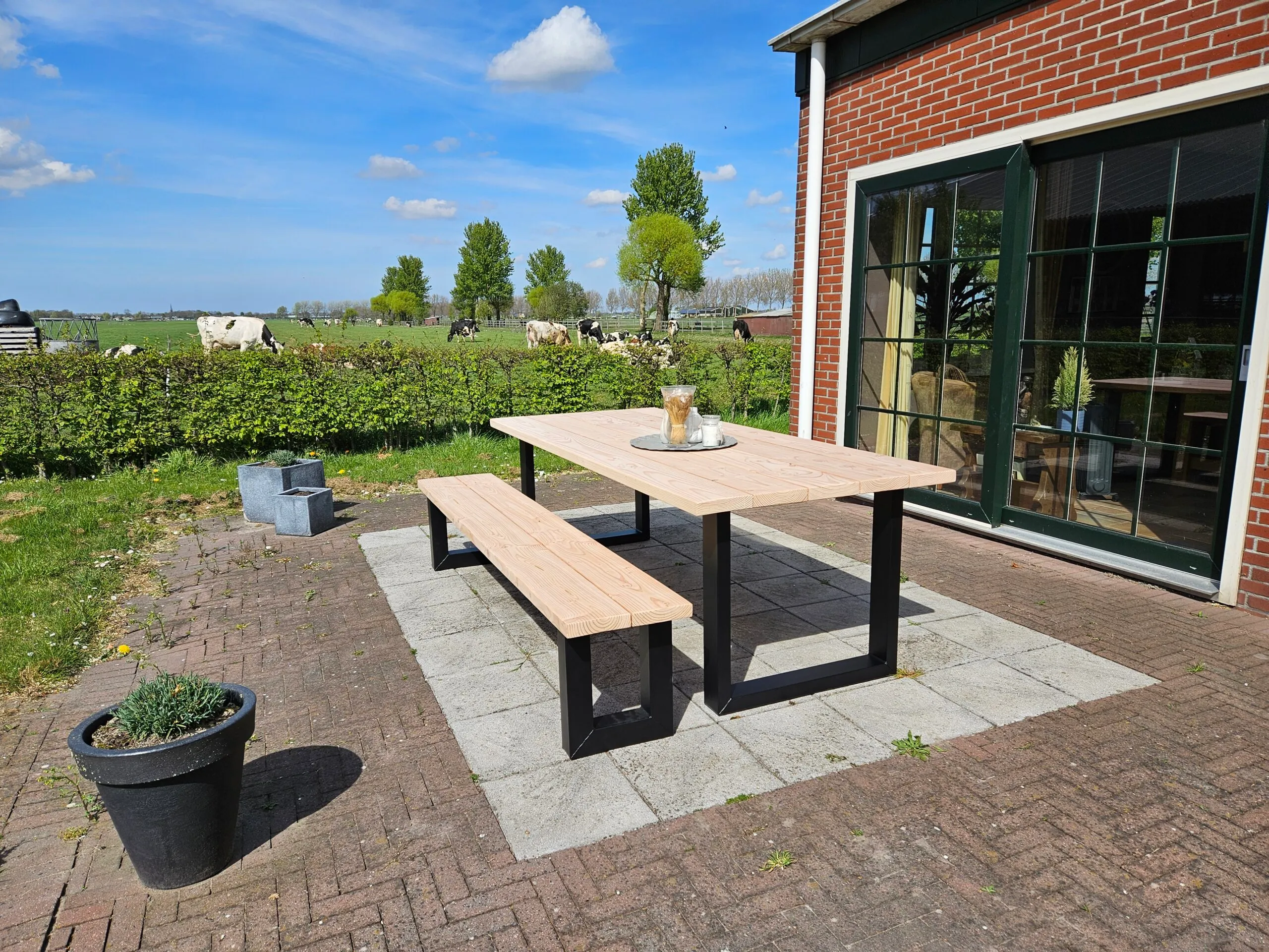 Douglashout Tuintafel