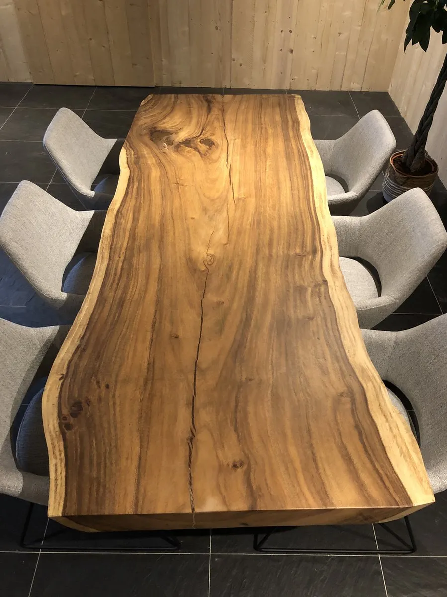 Suarhout boomstam tafelblad